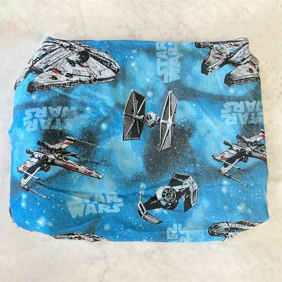Vintage Y2K Star Wars Millennium Falcon Print Twin Fitted Sheet - Picture 3 of 8